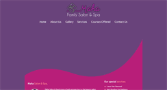 Desktop Screenshot of mahasalon.com
