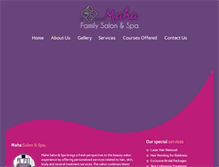 Tablet Screenshot of mahasalon.com